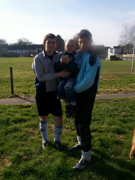 mon filleul seb, jimmy et anthony mon couz